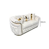 Southern Stylers Raleigh 2 Seater Velvet Sofa