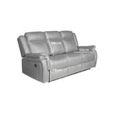 Southern Stylers Aria 5 Seater Faux Leather Recliner Sofa Set