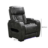 Southern Stylers Frederick 6 Seater Faux Leather Recliner Sofa &amp; Armchair Set