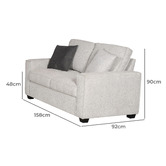 Southern Stylers Sami 5 Seater Upholstered Sofa Set