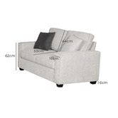 Southern Stylers Sami 5 Seater Upholstered Sofa Set