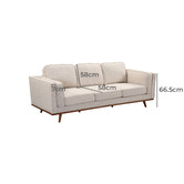 Southern Stylers Brooklyn 5 Seater Upholstered Sofa Set