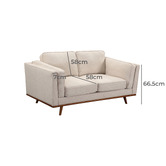 Southern Stylers Brooklyn 5 Seater Upholstered Sofa Set