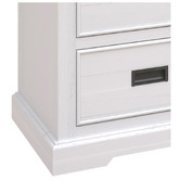 Southern Stylers 4 Piece Melissa Pine Wood Bedroom Furniture Set