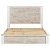 Southern Stylers 4 Piece Eunice Pine Wood Bedroom Set