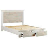 Southern Stylers 4 Piece Eunice Pine Wood Bedroom Set