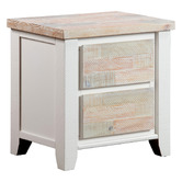 Southern Stylers 4 Piece Eunice Pine Wood Bedroom Set