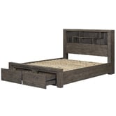 Southern Stylers Jessie Pine Wood Bed Frame with Underbed Drawers