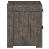 Southern Stylers Jessie 2 Drawer Pine Wood Bedside Table