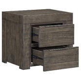 Southern Stylers Jessie 2 Drawer Pine Wood Bedside Table