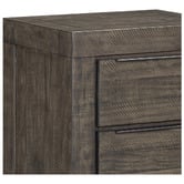 Southern Stylers Jessie 2 Drawer Pine Wood Bedside Table