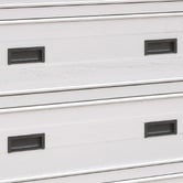 Southern Stylers Melissa Pine Wood 6 Drawer Chest with Mirror