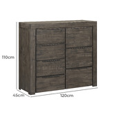 Southern Stylers 4 Piece Jessie Pine Wood Bedroom Set