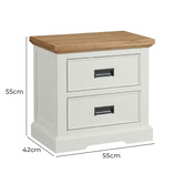 Southern Stylers 4 Piece Melissa Pine Wood Bedroom Furniture Set