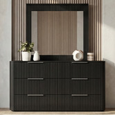 Southern Stylers Jazir 6 Drawer Chest with Mirror