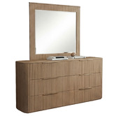 Southern Stylers Jazir 6 Drawer Chest with Mirror