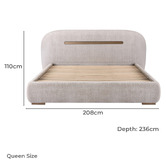 Southern Stylers Tavon Upholstered Bed Frame