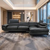 Southern Stylers Vienna 4 Seater Faux Leather Sofa