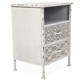 filigree bedside table