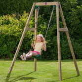 Plum 2 Piece Single Swing Set