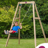 Plum 2 Piece Single Swing Set