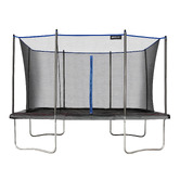 Plum Plum Rectangular Trampoline with Enclosure