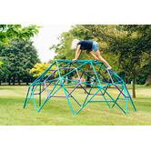 Plum Teal &amp; Purple Phobos Metal Climbing Dome