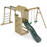 Plum Plum Lookout Tower with Monkey Bars &amp; Swings