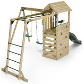 Plum Plum Lookout Tower with Monkey Bars &amp; Swings