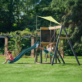 Plum Plum Play Climbing Frame with Swings &amp; Slide Set