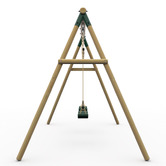 Plum Plum Play Double Wooden Swing Set