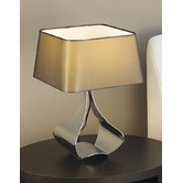 Fabrizia Lighting 48cm Liora Table Lamp - Black Sheer