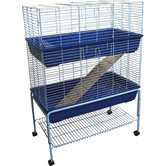 Bono Fido 101.6cm Rabbit Cage Double Storey with Stand