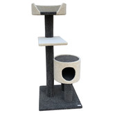 Bono Fido Charcoal Morrin Inn III Carpet Cat Scratching Tree
