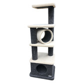 Bono Fido Black Palace I Carpet Cat Scratching Tree