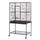 Bono Fido Deluxe Bird Flight Cage with Stand