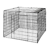 Bono Fido Dog Crate with Lid Galvanized | Temple & Webster