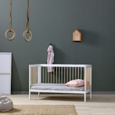 Troll 2 Tone Lukas Birch Wood Cot