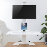 Canohm EDT10 Single Monitor Stand with Adjustable Keyboard Tray