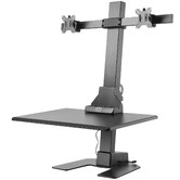 Canohm EDT10 Dual Monitor Stand with Keyboard Tray