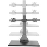 Canohm EDT10 Dual Monitor Stand with Keyboard Tray