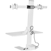 Canohm EDT10 Dual Monitor Stand with Keyboard Tray