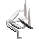 Canohm Grey Ergovida Gas Spring Single Monitor Arm