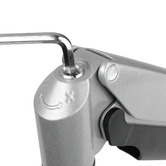 Canohm Grey Ergovida Gas Spring Single Monitor Arm