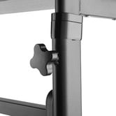 Canohm Black Ergovida Sit &amp; Stand Mobile Desk