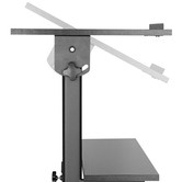 Canohm Black Ergovida Sit &amp; Stand Mobile Desk