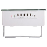 Canohm Glass Top Monitor Riser with USB ports