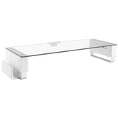 Canohm Glass Top Monitor Riser with USB ports