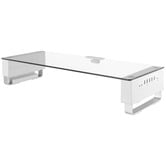 Canohm Glass Top Monitor Riser with USB ports