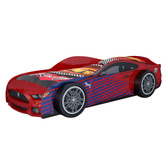 Second Tale Red Moran Car Single Bed